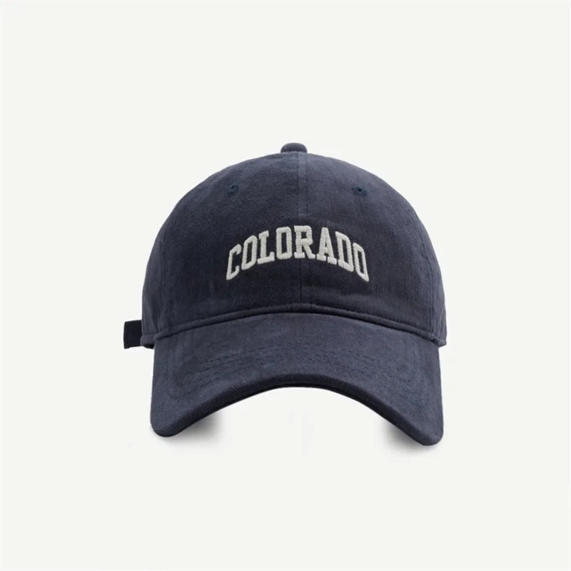 New COLORADO Embroidery Spring Women Lady Girls Baseball Hats All-match Autume Outdoor Boys Baseball Caps 2025 Unisex Travel Hat 4