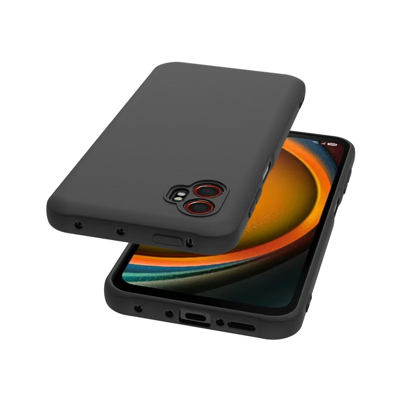 Samsung Xcover 7 Pro Black Matte Slim TPU Silicone Phone Case