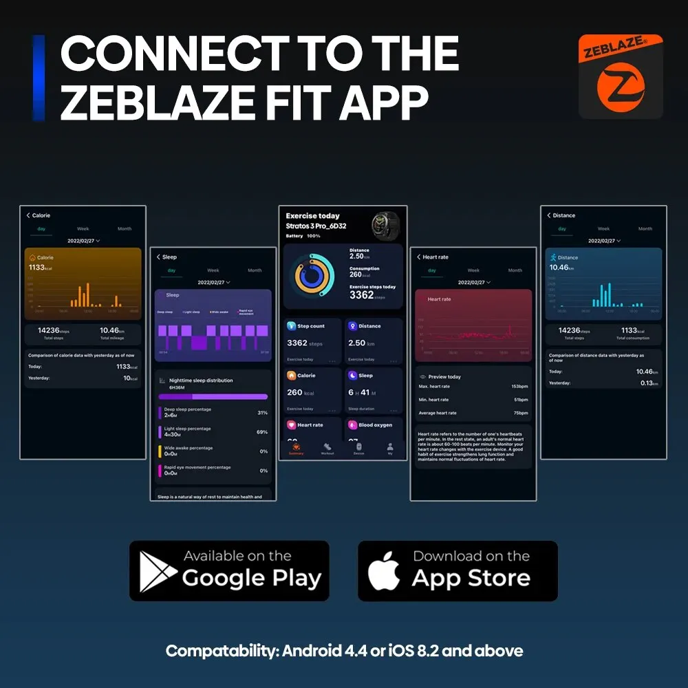 ο Zeblaze Stratos 3 PRO GPS Ʈ ð 1.43ġ HD AMOLED ÷  GPS  ȭ ȭ   Ʈġ