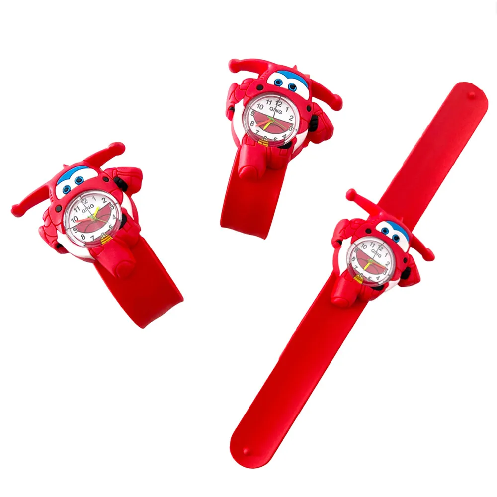 Cartoon Airplane Action Figure Silicone Wristband Gift Toy