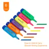 4/6Pc Highlighter Fluorescent Pen Broad Tip Writing Marker Pens for Art Drawing Doodling Marking Office Stationery School Supply 5