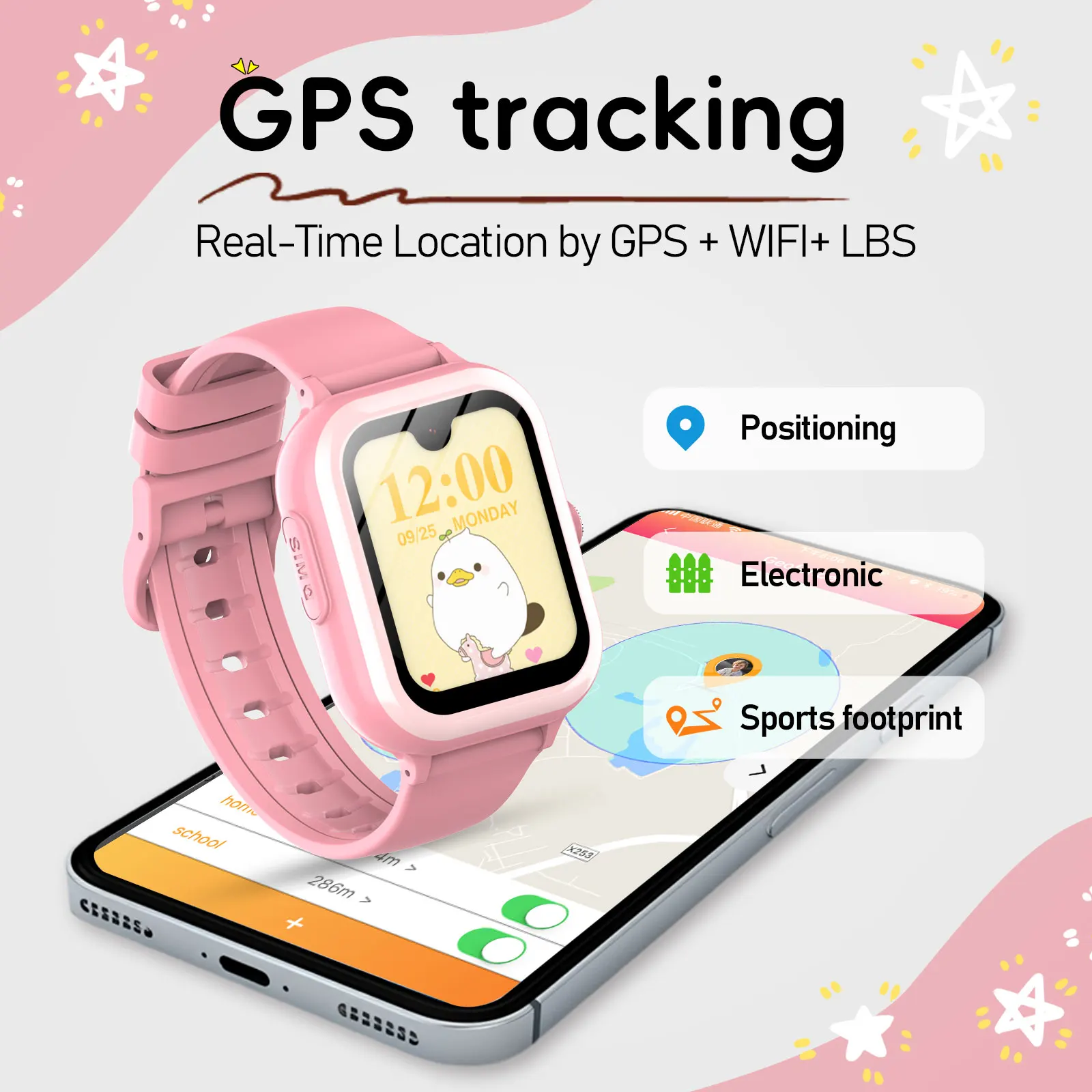 Oaxis Children's Cell Phone With Gps Tracking Wonlex KT31