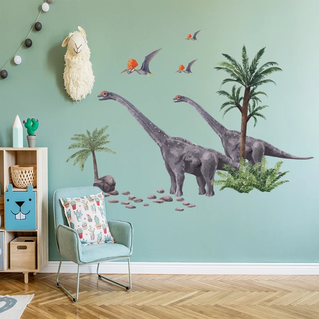 Dinosaur Wall Decal For Decor Dinosaur Kids Stickers Decor Home Room Wall Art Wall Boy Sticker