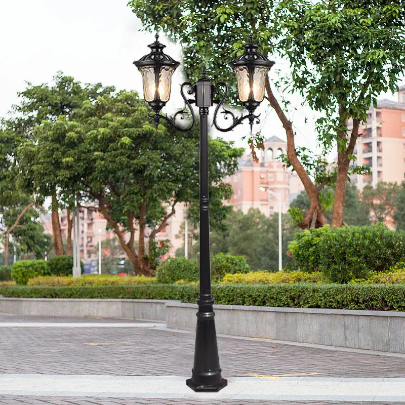 Outdoor High Pole Courtyard European Style Retro Garden Villa Community Lighting Outdoor Waterproof Landscape Street Light