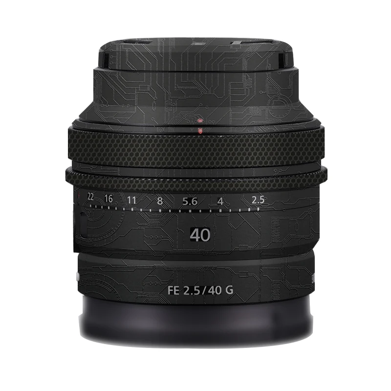 50 2.5G Lens Decal Skin 40 2.5G Wrap Cover Per Sony Fe 40Mm F/2.5G / Fe 50Mm F2.5 G Sel40F25G Lens Sticker Pellicola Protettiva