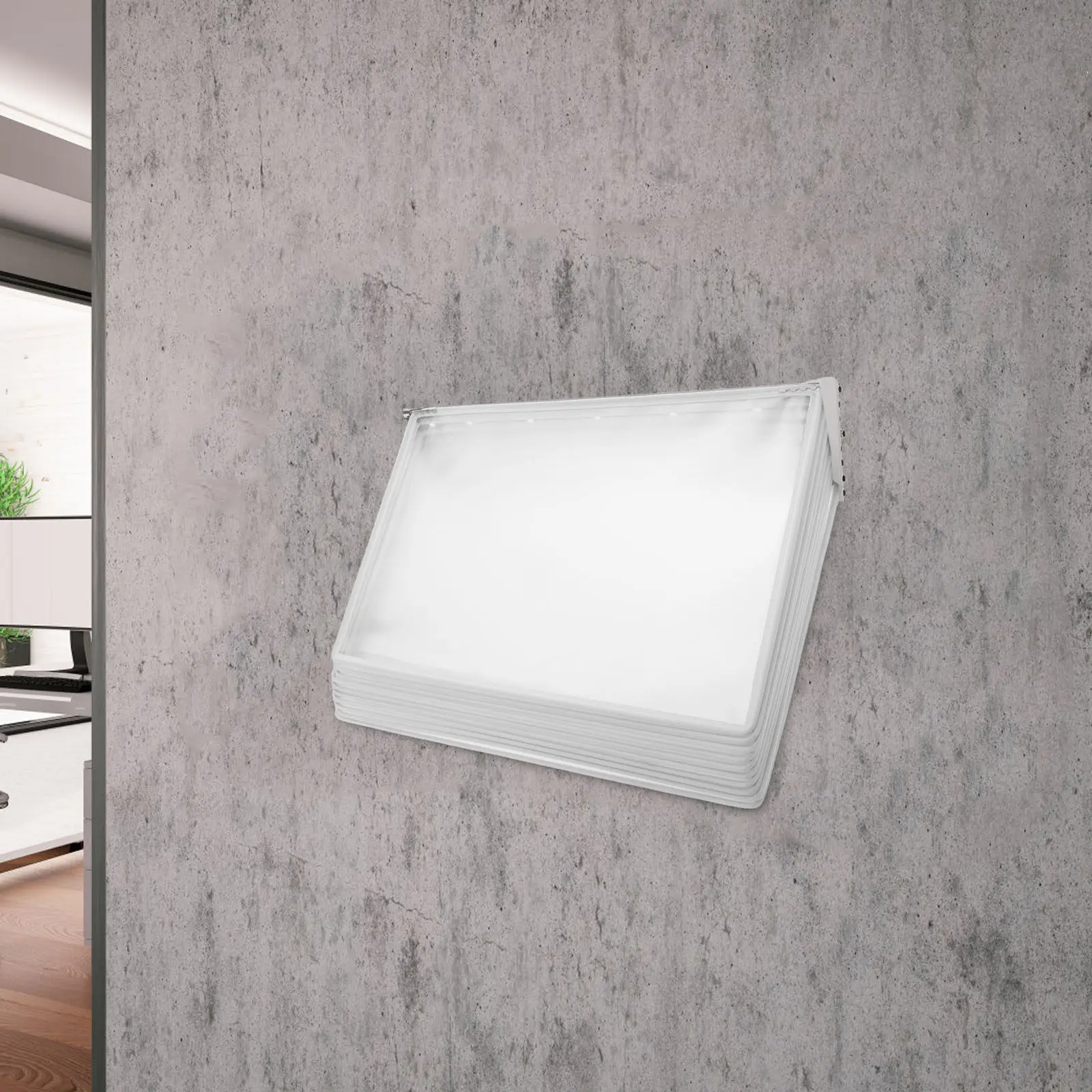 벽걸이형 문서 디스플레이 폴더 10페이지 플립 파일 정리함 사무실 벽걸이 파일 홀더 참고용 보관 시스템