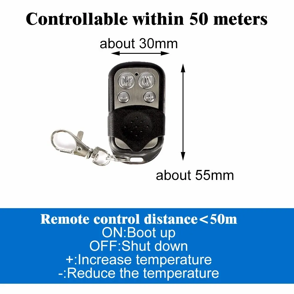 Universal 12V/24V LCD Monitor Switch+Remote Control Accessories For Hcalory Car Diesels Air Heater Parking Heater Controller Kit