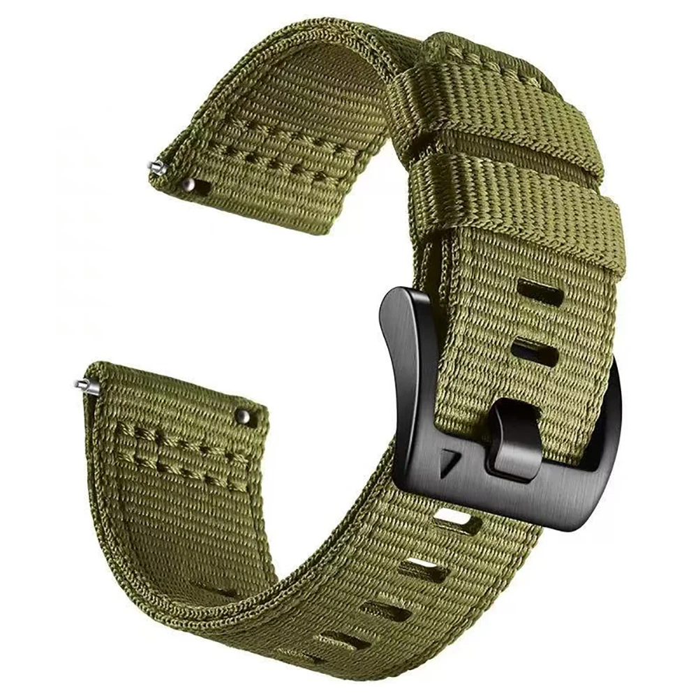 22mm Nylon Wristband - Durable Strap for Men’s Smartwatch Accessories