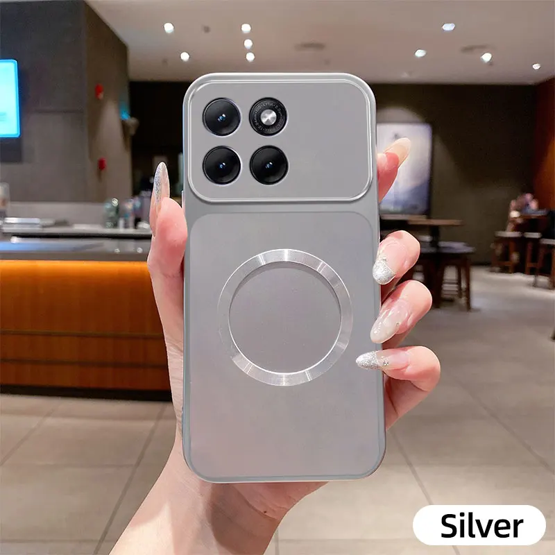 AG Metallic Paint Magnetic Phone Case - Enhanced Protection Cover