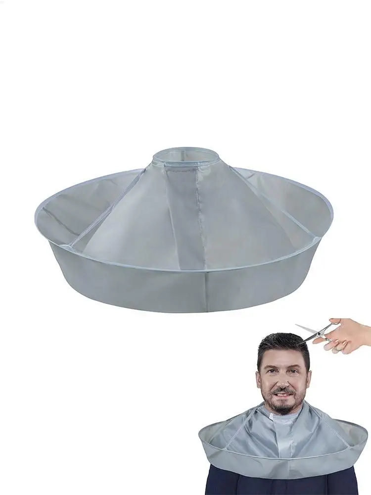 60cm 헤어 케이프, 이발 스타일링 우산 케이프, 성인용 실용적인 이발사 액세서리, 머리카락이 옷과 바닥에 묻지 않도록