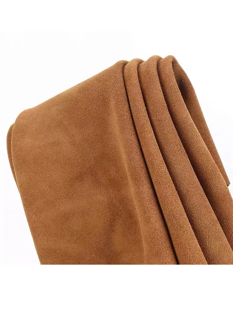 Premium Full-Grain Suede Leather for Handmade Crafts and Accessories