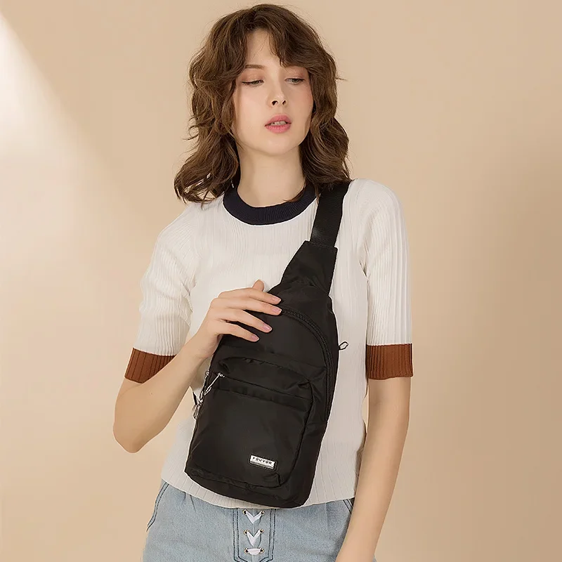 Fouvor Fashion Women Oxford Small Chest Bags Waterproof Nylon
