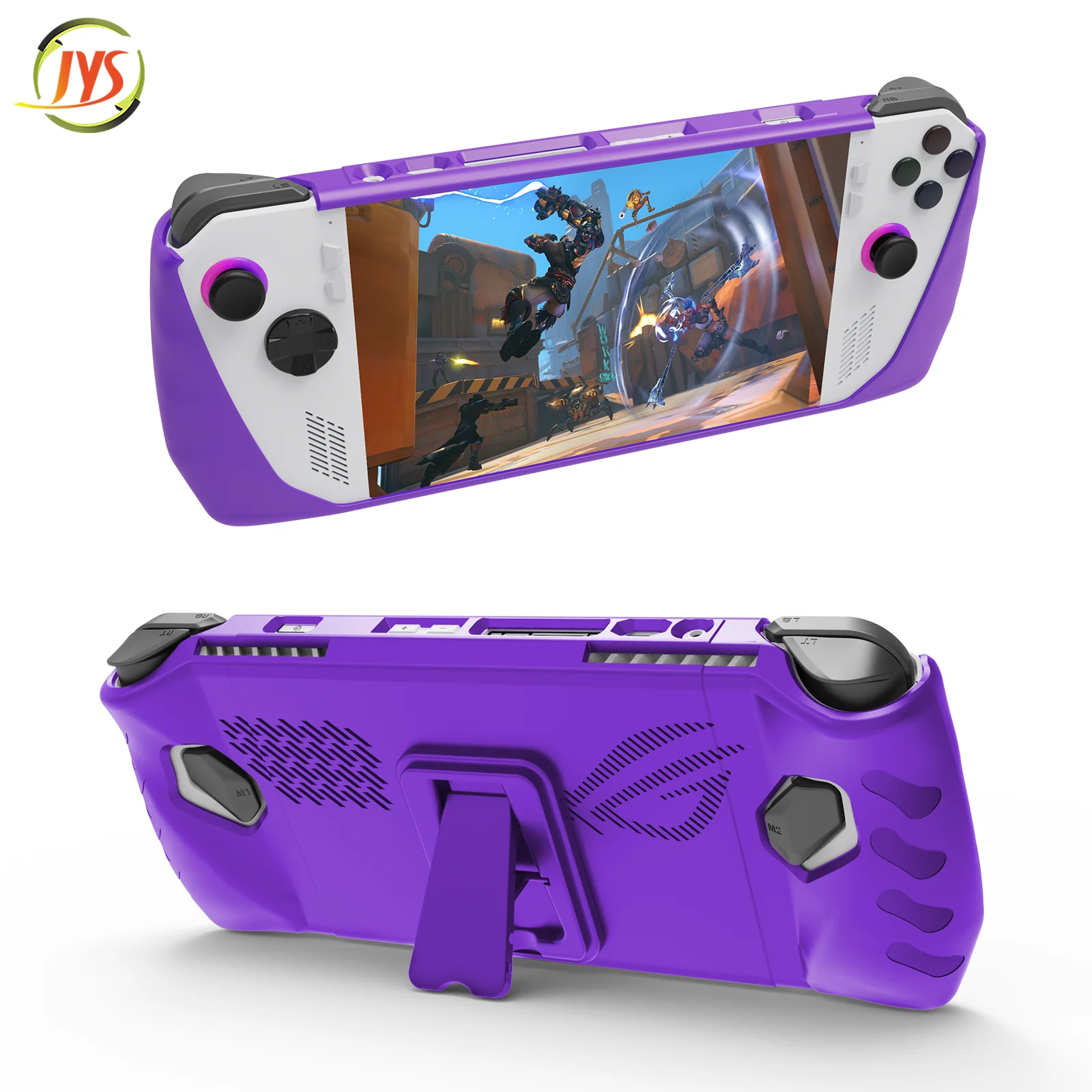 NEW TPU Protective Case For ASUS ROG Ally Handheld Game Anti-Scratch Dustproof Anti-drop Protective Cover With Back Bracket