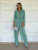 Pleated Suits Lace-Up 2 Piece Set 2