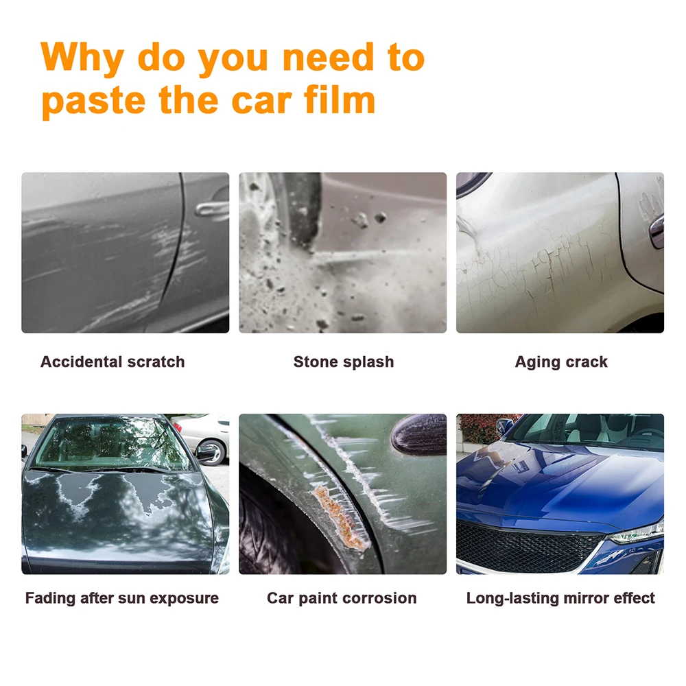 for Cadillac CT5 Luxury/Premium-Car Body Sticker Film Paint Protection Anti-Scratch TPU Clear Bra PPF Decal