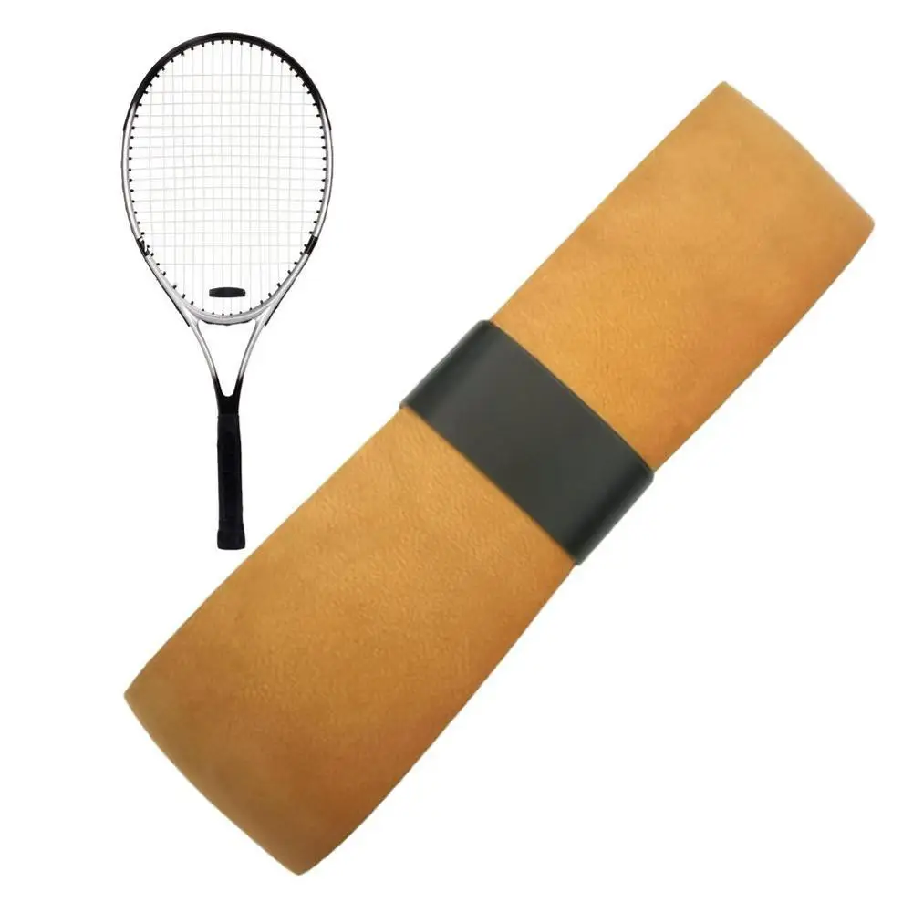 1M Professional Tennis Racket Handle Grip Leather Replacement For
