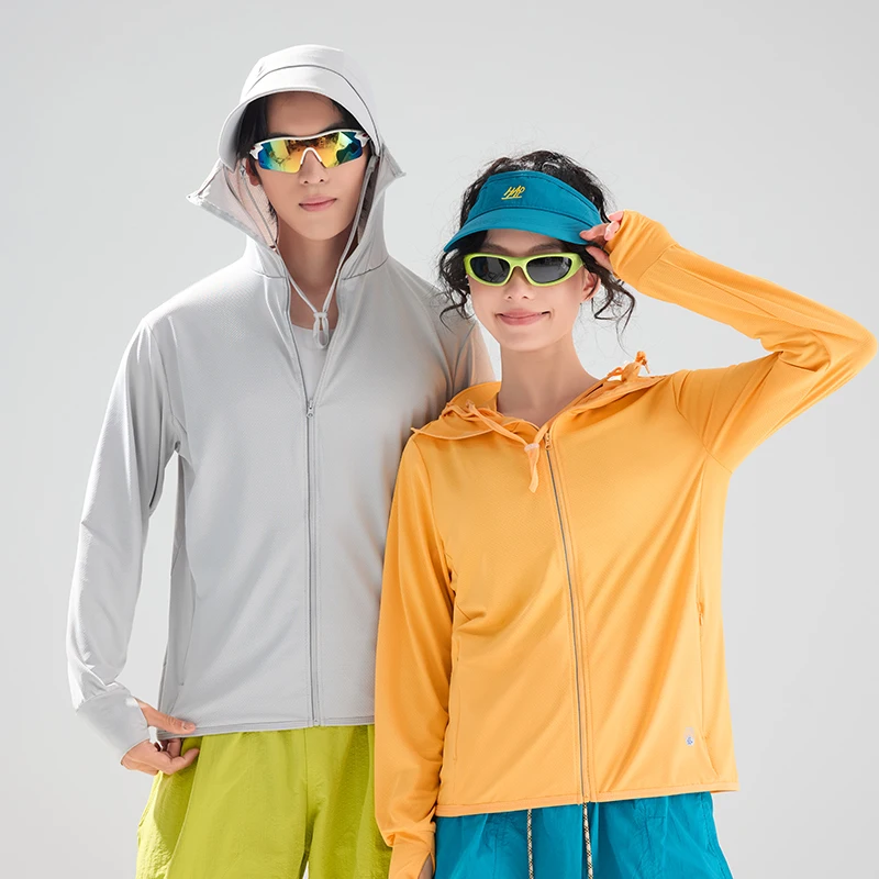 CHRLCK 남성용 하이킹 낚시 방풍 재킷 UPF50+ 태양 보호 의류 남성용 통기성 피부 안티 UV 윈드 브레이커