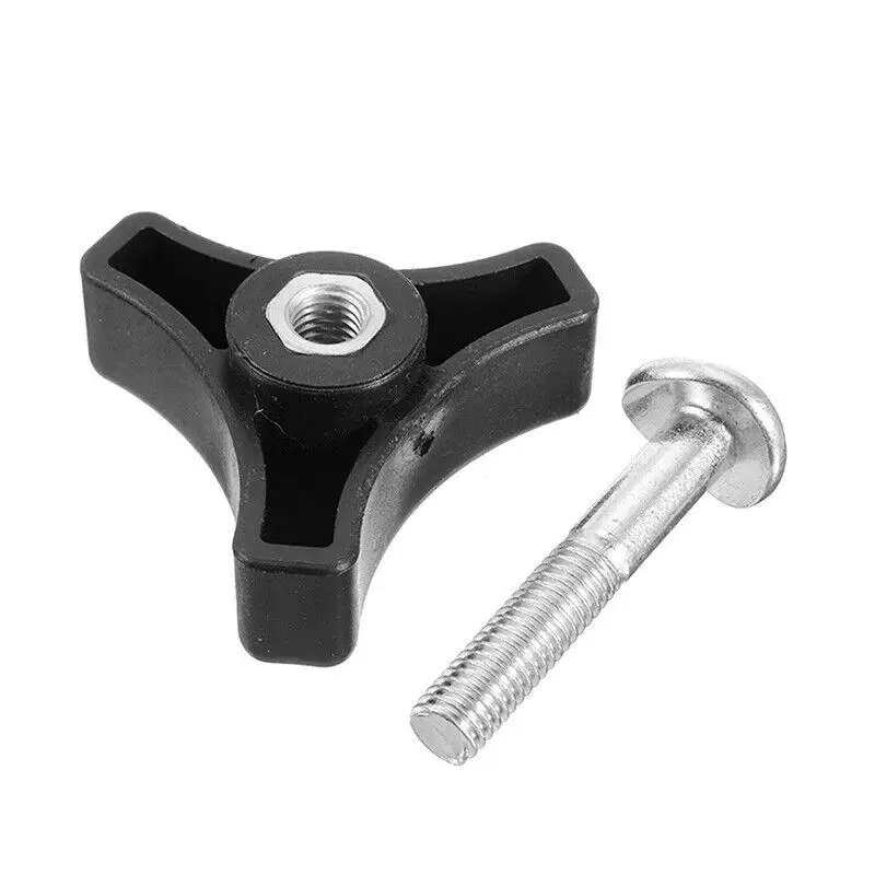Perillas Tornillos Cortacésped Juego De 3 Perillas Y Tornillos Para Cortacésped - Mango Triangular, M8 X 50 Mm - Repuesto Duradero Perillas Plástico Máquinas Césped