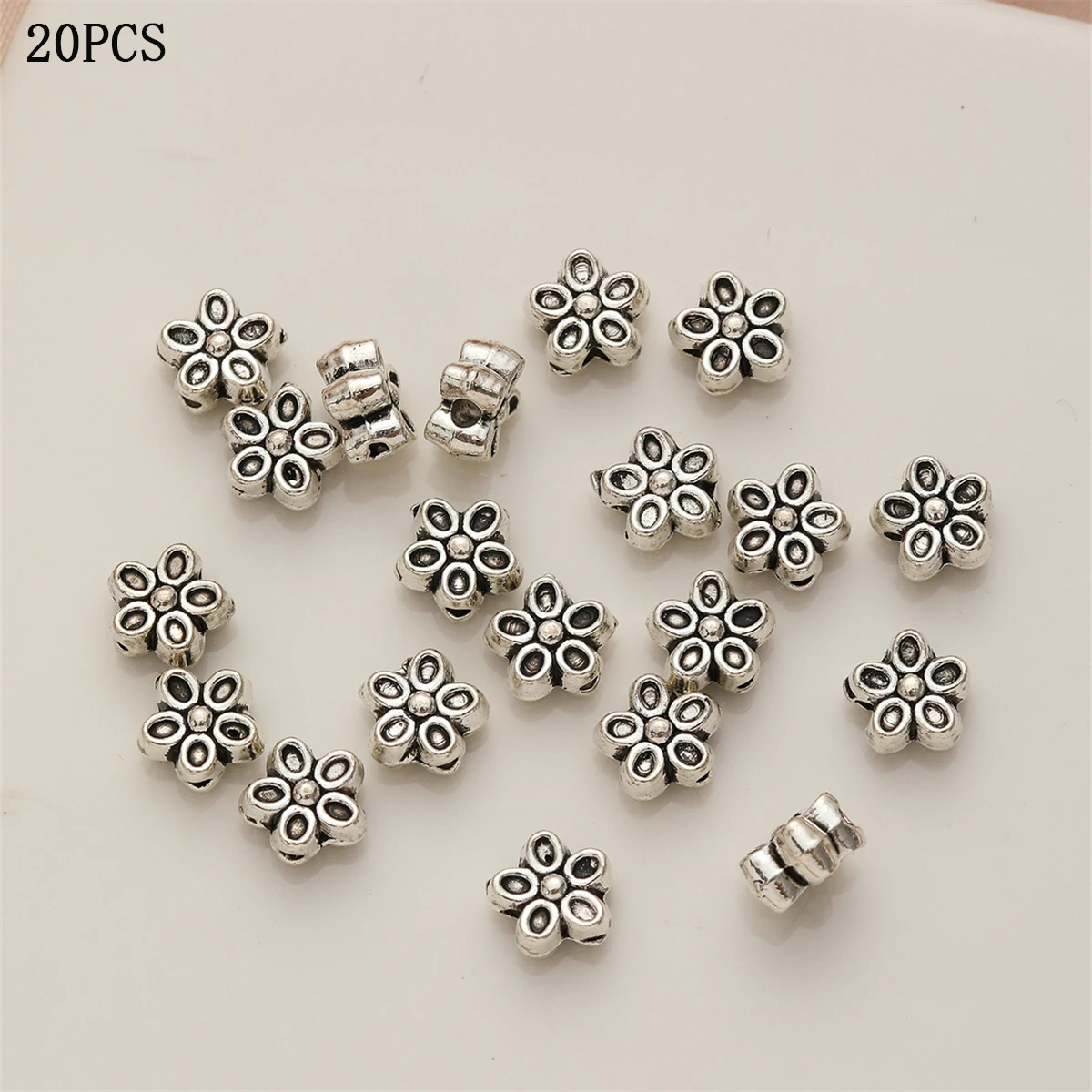 

20pcs of Tibetan silver separated bead jewelry DIY handmade hair accessories and bead jewelry accessories