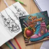 1pc 24 Page Creative Cartoon Coloring Book Educational Relaxation Gift Graffiti Painting Book Doodles Book Adult Children 4