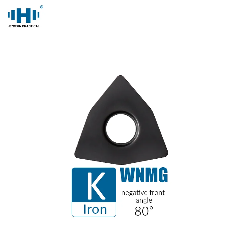 

HENGXIN Tungsten Carbide Inserts WNMG080404 WNMG080408 WNMG080412 I230B WNMG CVD External Turning Tools CNC Lathe Cutting Tools