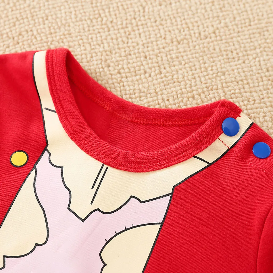 Baby Girl Boy Costume Anime Clothes Newborn Romper Infant Luffy Akatsuki Vegeta Cosplay Jumpsuit Toddler Halloween Costume 0-18M 4