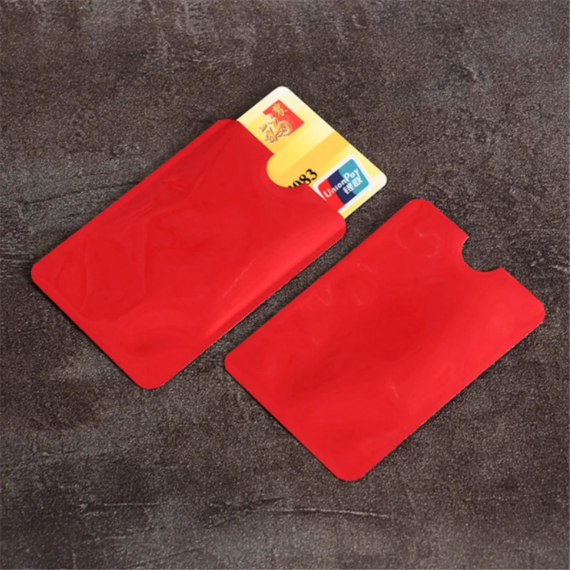 

10pcs Anti Scan RFID Blocking Sleeve for Credit Card NFC RFID Blocking Cardholder Wallet Cover Secure ID Card Protector Blocker