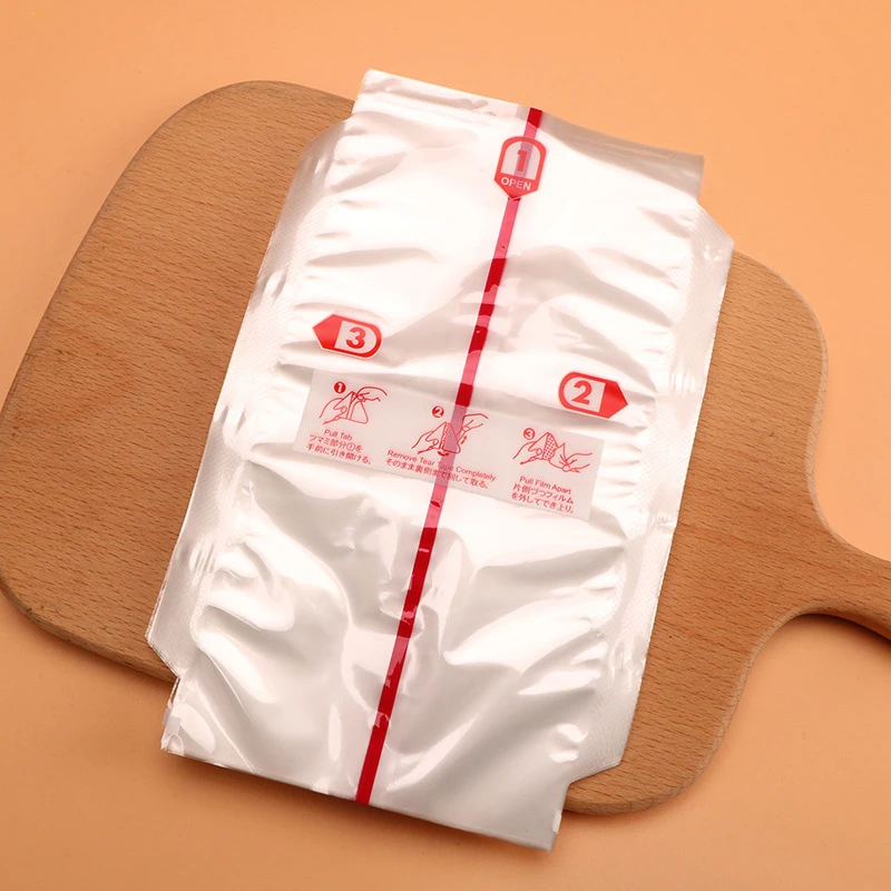 Description Picture 3 of item20Pcs Double Layers Triangle Rice Ball Packing Bag Seaweed Onigiri Sushi Bag Sushi Making Packaging Bag Tools Accessories