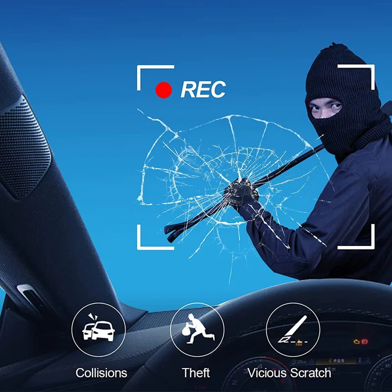 Dash Cam 4Channel 360° Car Camera Black Box Front Left Right Rear View Car DVR Video Recorder G-Sensor 24H Parking Monitor