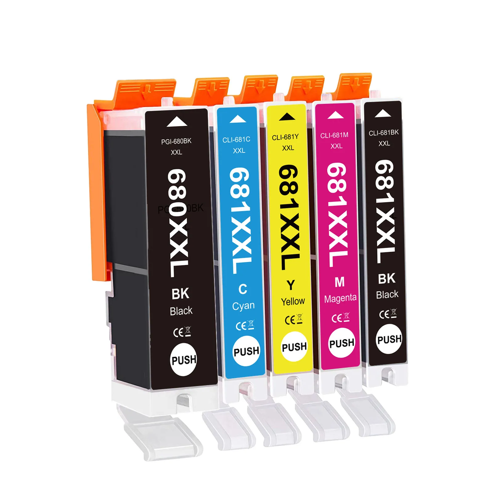 PGI-680XXL CLI-681XXL Ink Cartridge PGI-680 CLI-681 Compatible for Canon PIXMA TR7560/TR8560/TS6160/TS8160/TS9160