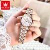 OLEVS Luxury Brand Fashion Original Women's Watches Elegant Date Automatic Mechanical Watch Waterproof Versatile Lady Wristwatch 4