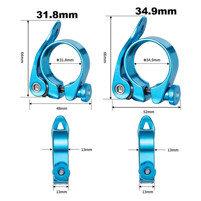 Chiusura Reggisella Per Bici Con Leva Rapida - Compatibile Con MTB E Bici Strada, Diametri 31.8mm E 34.9mm - Foto 6