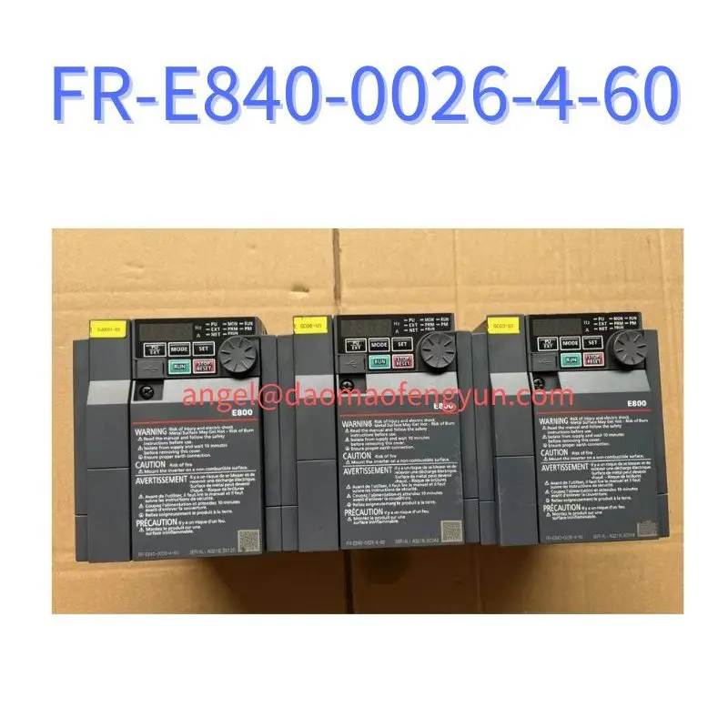 

FR-E840-0026-4-60 использованный инвертор 0.75kw Функция проверки ОК