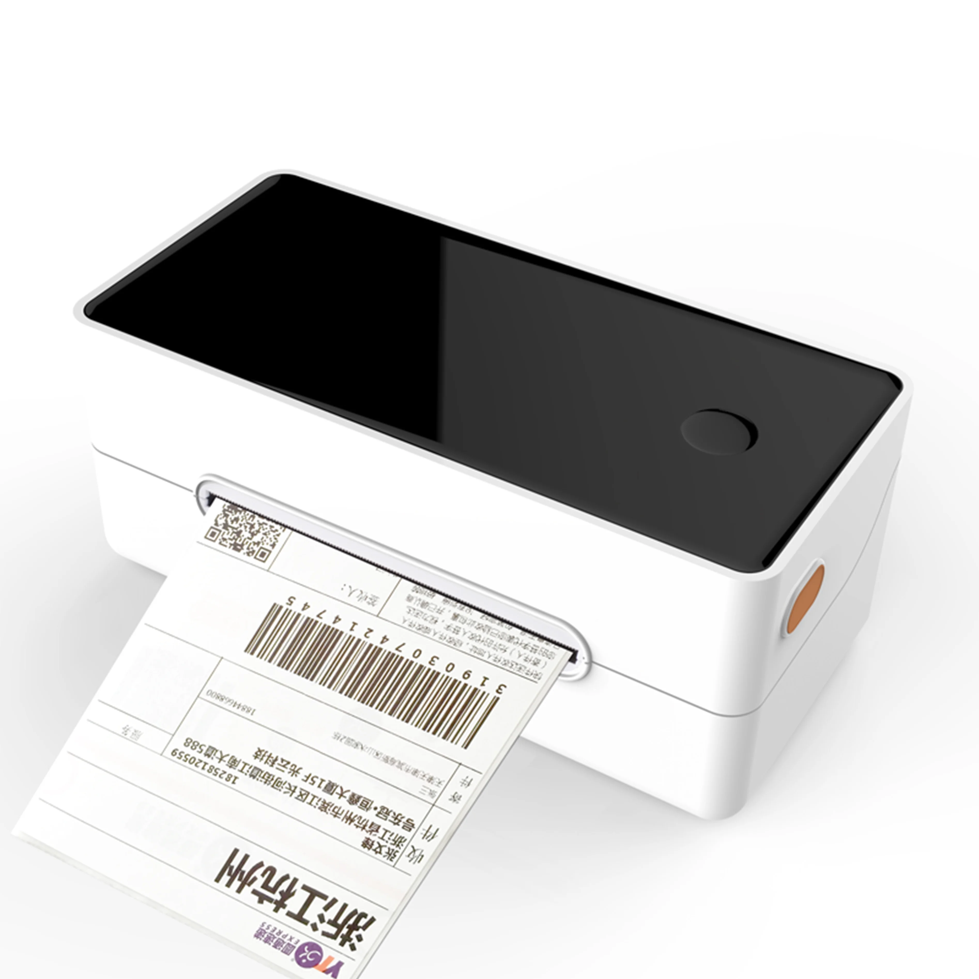 HANGTE 110mm 4x6 Thermal Mini Barcode Label Printer High Speed Thermal Label Barcode Printer