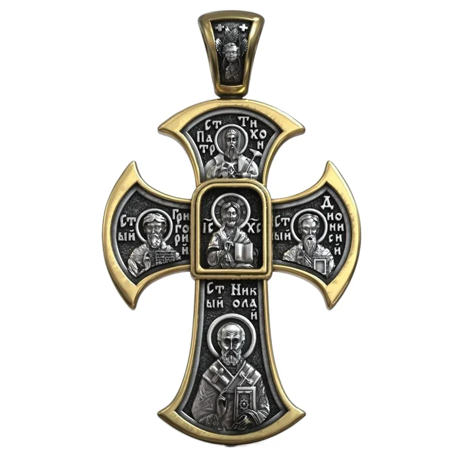 

12 г, Иисус Христа, православный крест, рельефное Религиозное искусство, индивидуальный кулон из серебра 925 пробы