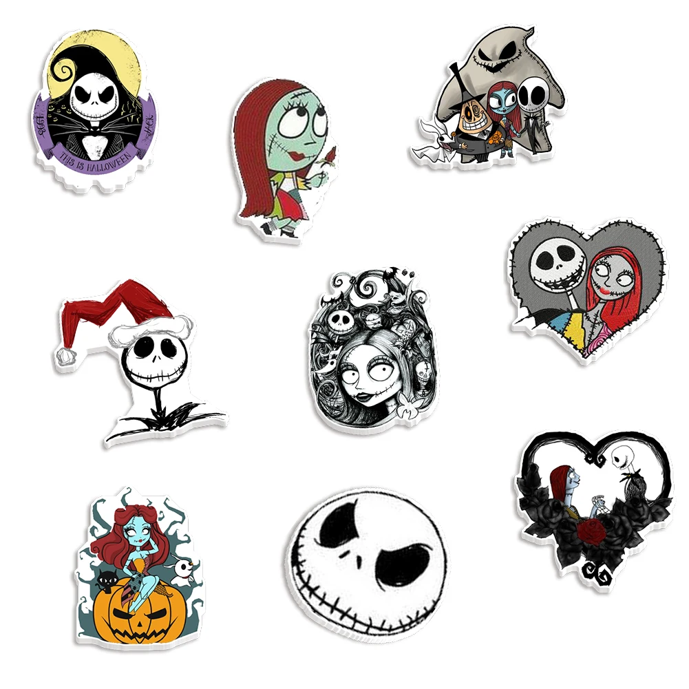 The Nightmare Before Christmas Disney Flat Resin Flatback Resin Cabochon Accessori Per Cassa Del Telefono Fai Da Te 10 Pz/Lotto