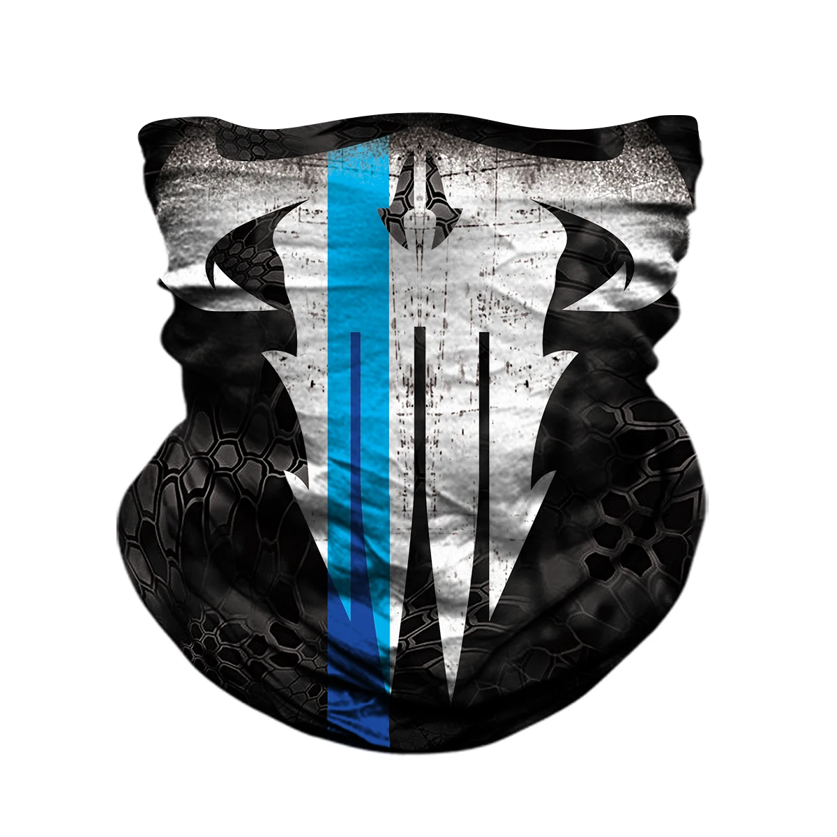 할로윈 스카프 마스크 축제 터번 스카프 페이스 메쉬 머리띠 해골 넥 반다나 모토 해골 선물 해골 페이스 마스크