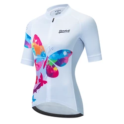 Women's Summer Cycling Jersey - Short Sleeve Racing Top by VENDULL - XXXL (Pic Color)