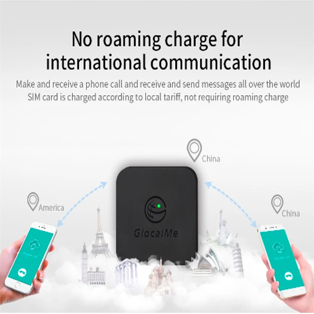 Glocalme Simbox Multi 4 Sim Dual Standby 4G Adattatore Di Roaming Per Iphone Android Non C' È Bisogno Di Trasportare I Dati Wi/ Wifi Per Effettuare Ch