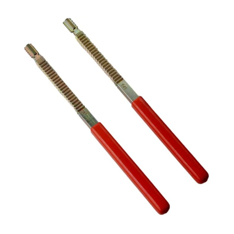 Comprobador De Rosca Métrico E Imperial 44 Piezas | Calibres Rojos (métricos) Y Azules (pulgadas) De Aleación De Aluminio - Para Fontanería, Mecánica, Bricolaje...