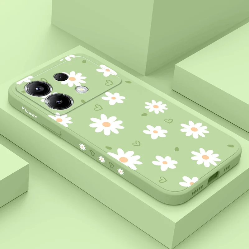 Tender Daisy Silicone Phone Case Cover