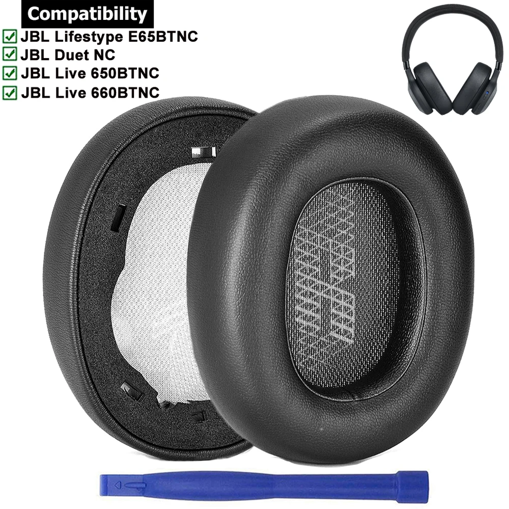 Jbl Cancelamento de Ruído Auscultadores Substituição Earpads E65btnc Live 650btnc Tune 660btnc Dual nc