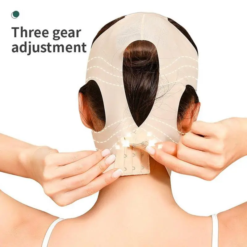 Face Lift Mask - Slimming & Breathable Anti-Wrinkle Facial Shaper with Chin & Cheek Lifting Strap
