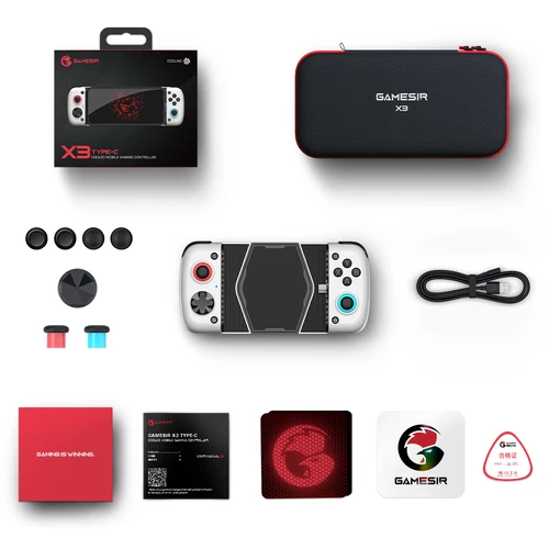 GameSir X3 C타입 게임패드 휴대폰 컨트롤러, 클라우드 게임용 냉각 팬 포함, Xbox 게임 패스, STADIA, xCloud, GeForce Now 6