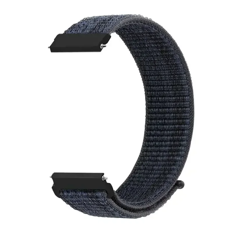 Nylon Loop Wristband - 20/22mm Adjustable Strap, Multiple Colors Available