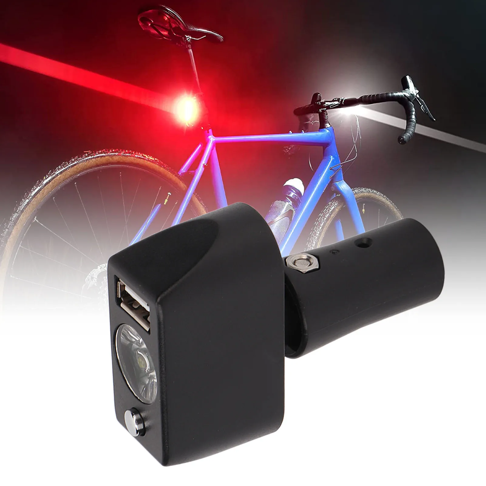 Electric Wheelchair Light 3 Pin XLR Head USB Charging LED Powers Adjustable Angle Wheelchair Lighting Controllers Portable Tool