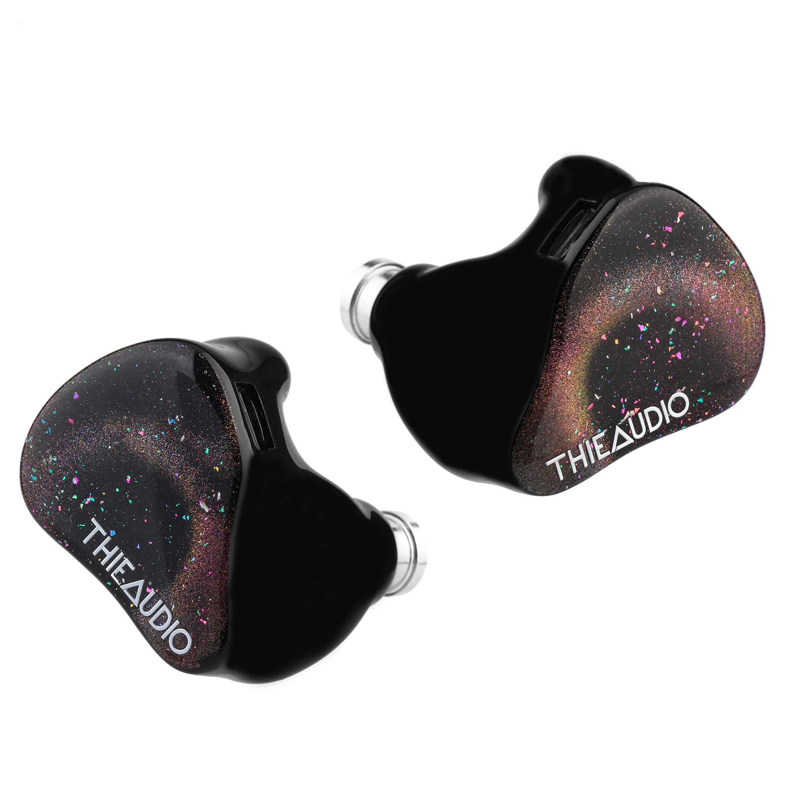 Audieaudio-プレミアムシルバーメッキケーブル付きイヤホン