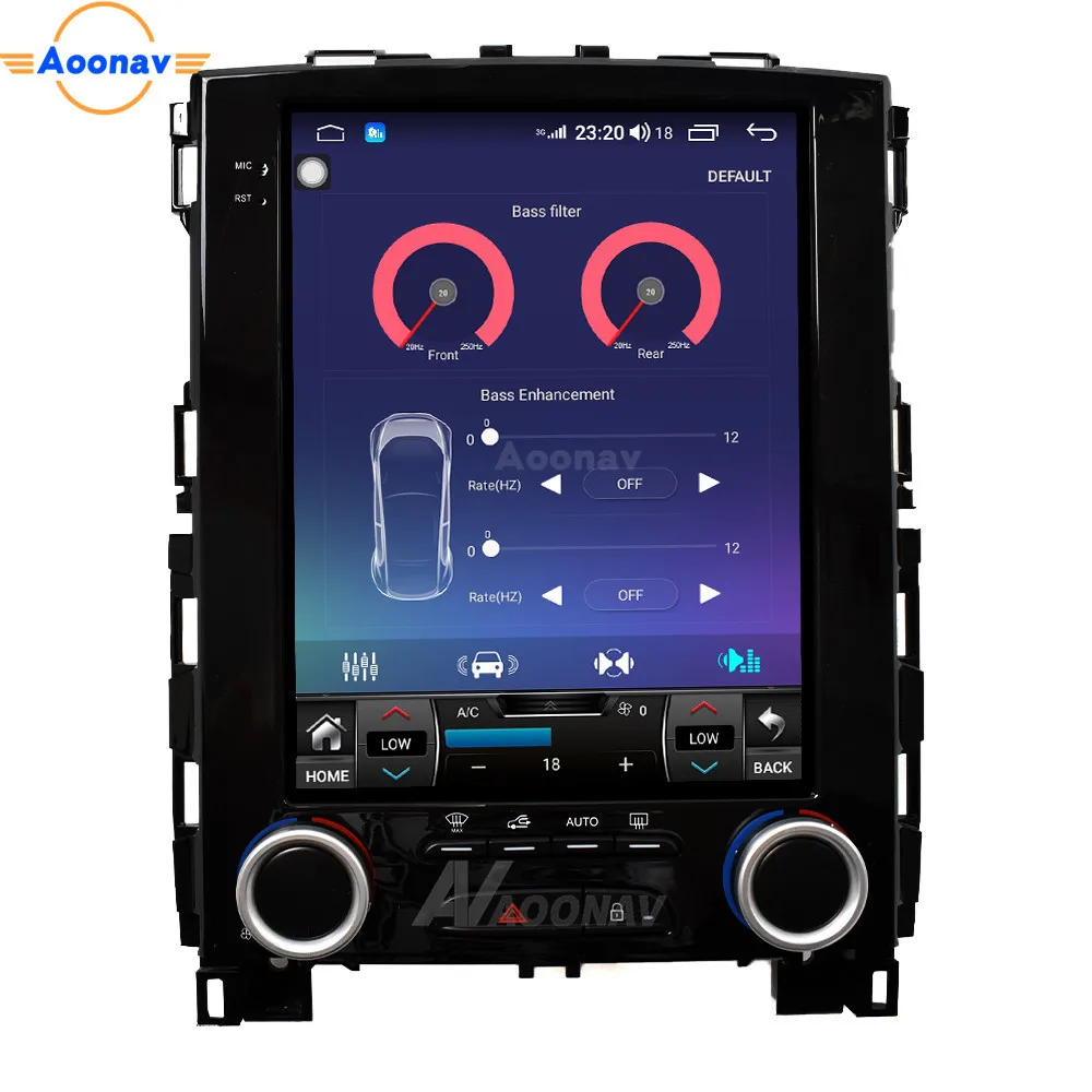 car stereo auto radio GPS Tesla screen 