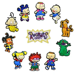 Cartoon Shoe Charms Set - Fun PVC Decorations (11pcs)