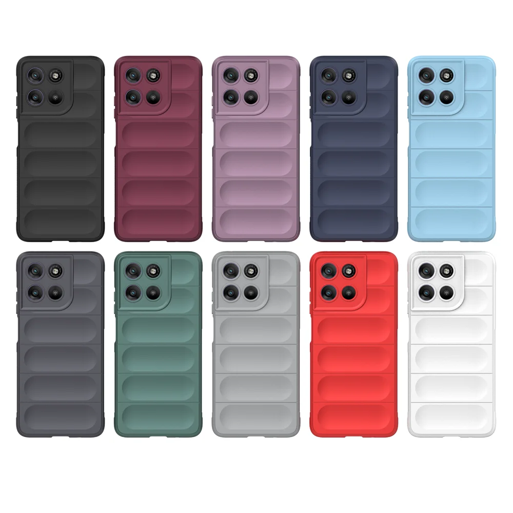 Enhanced Airbag Cushion Rubber Back Case with Rugged Armor Silicone Protection